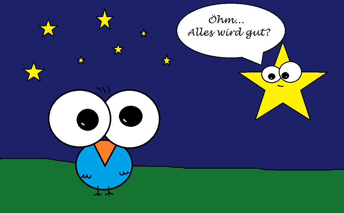 der blick in die sterne