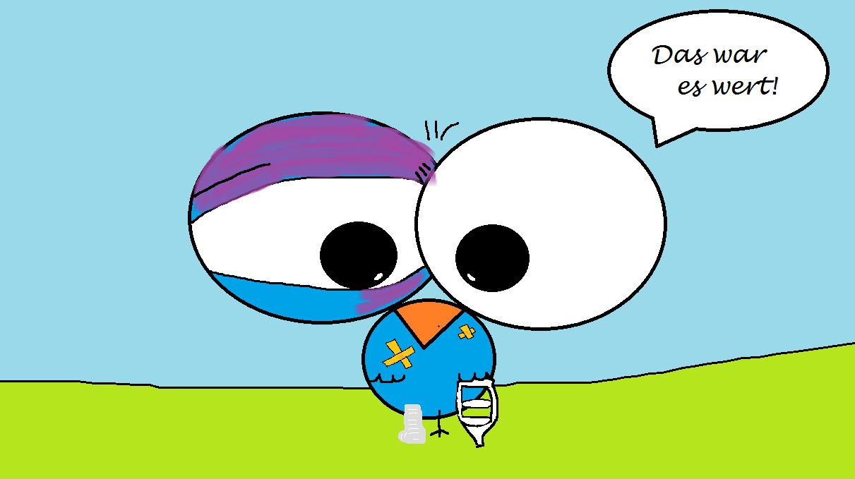 043 Blaue Flecke auf Kommando